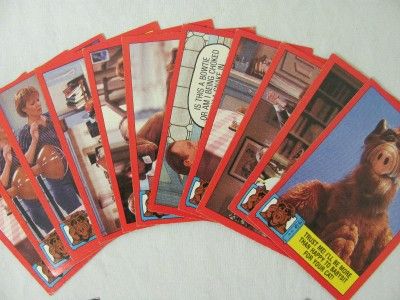 Vintage Set of 14 ALF 1988 TV Show Merchandise Memorable Collectible