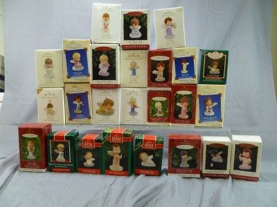 Marys Angels Hallmark Keepsake Lot of 25 24 1 All Different Mint in