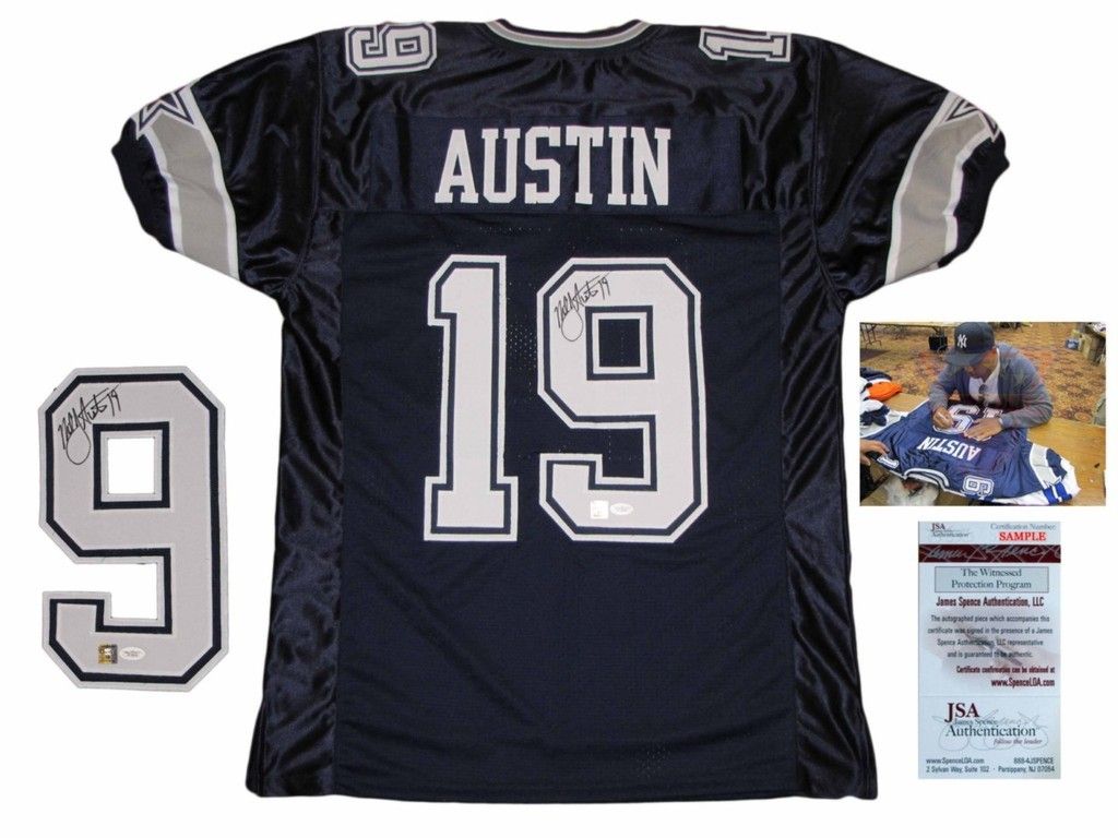 Miles Austin Dallas Cowboys Signed Home Jersey JSA WPP