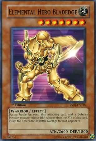 Elemental Hero Bladedge YSDJ EN018 Common Starter Deck Jaden Yuki