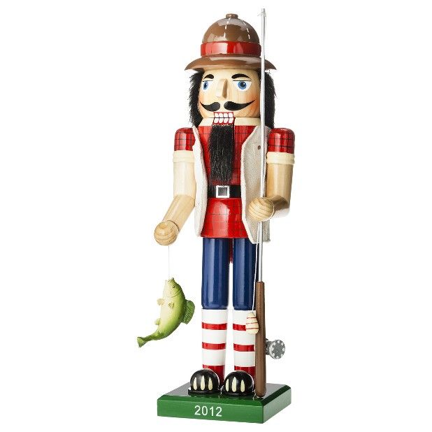  Large Limited Edition 2012 Boy Man Male Fisherman Nutcracker