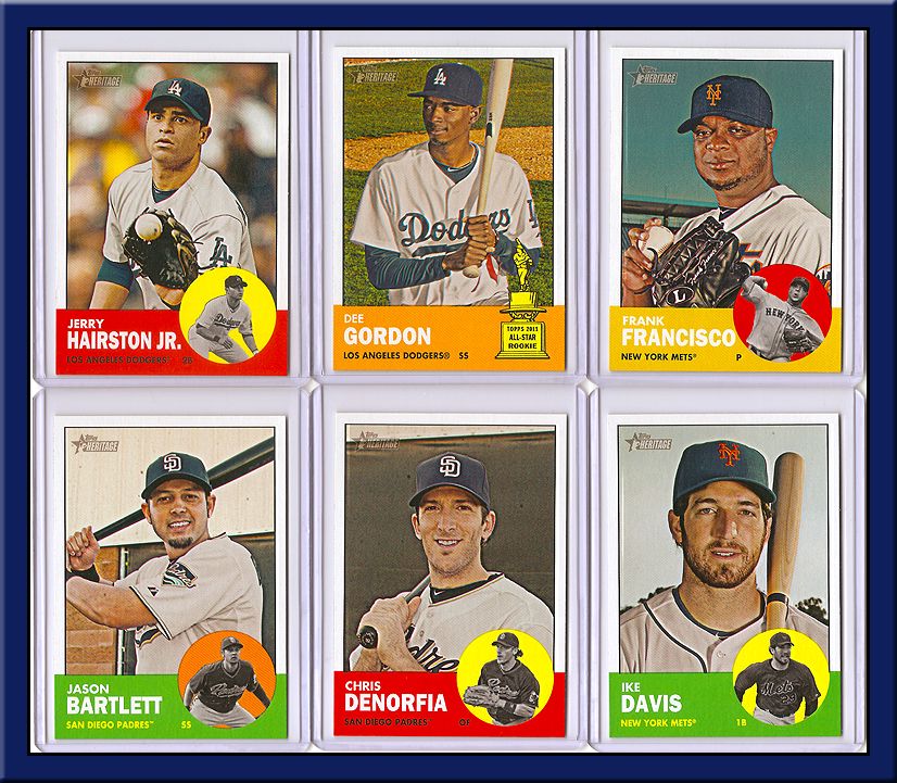 2012 Topps Heritage Lot SP Short Print High Number 28 Cards No