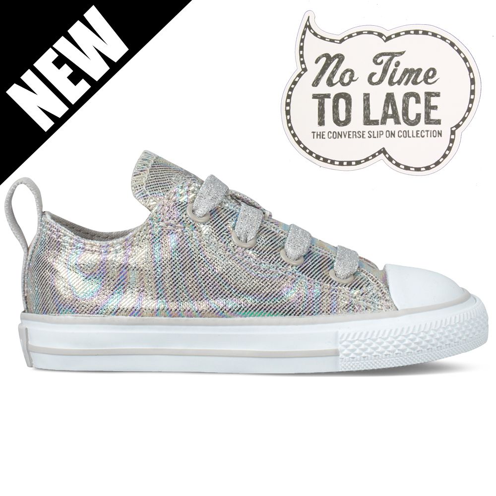  Chuck Taylor All Star Stretch Lace Ox Infant Trainer Rainy Day
