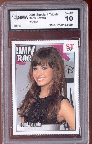 2007 Demi Lovato Spotlight Tribute Rookie Gem Mint 10