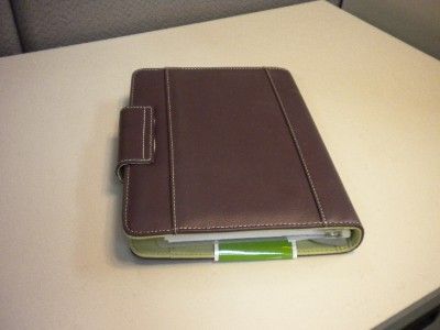 Day Runner 4010214 Eggplant Terramo Refillable Planner 5 1 2 x 8 1 2