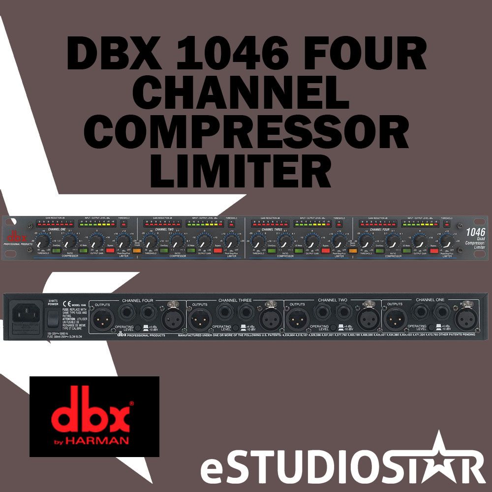 call us 702 675 6600 dbx 1046 quad compressor limiter