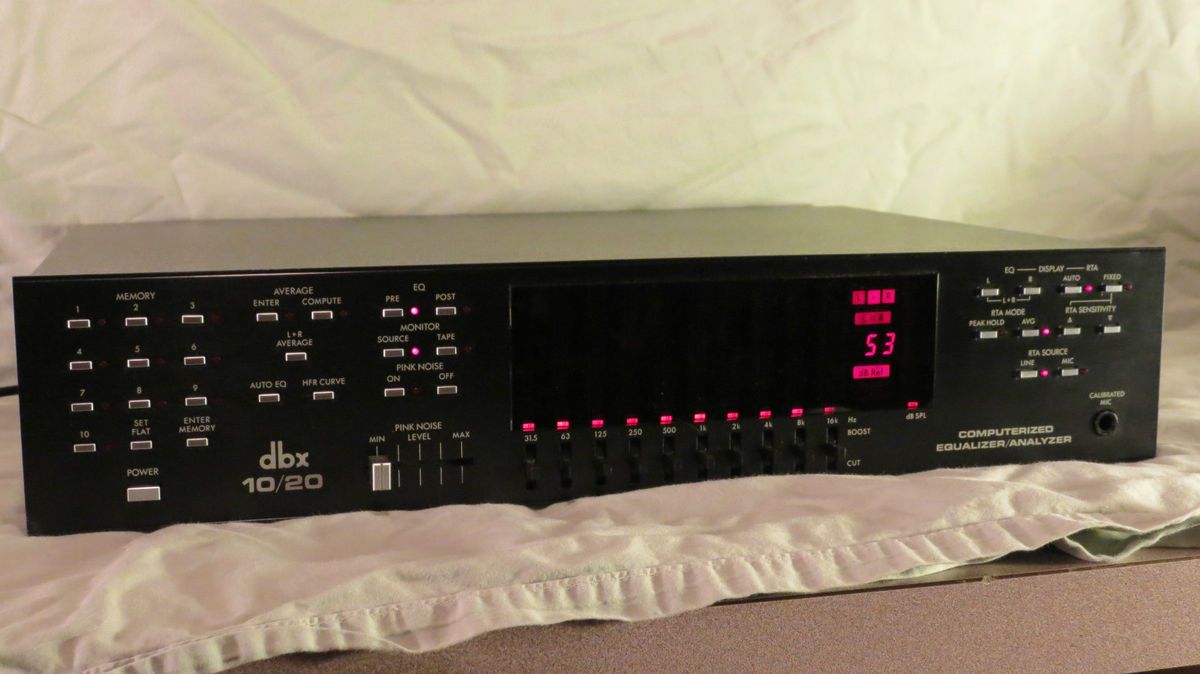 DBX 10 20 Computerized Equalizer Analyzer