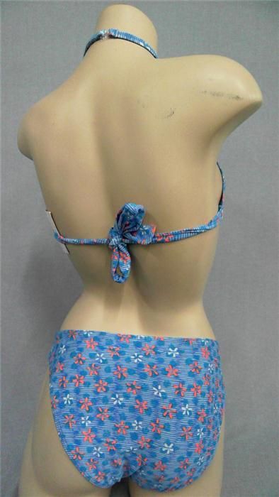 Luz de Sol Blue Pixie Junior s 2 PC Bikini Floral Swim Print Designer