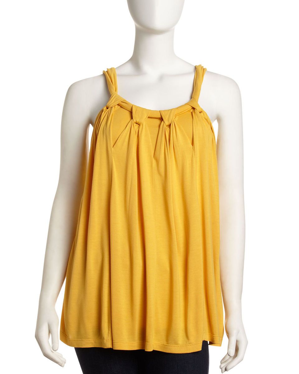 Design History Gathered Neck Camisole Sunflower