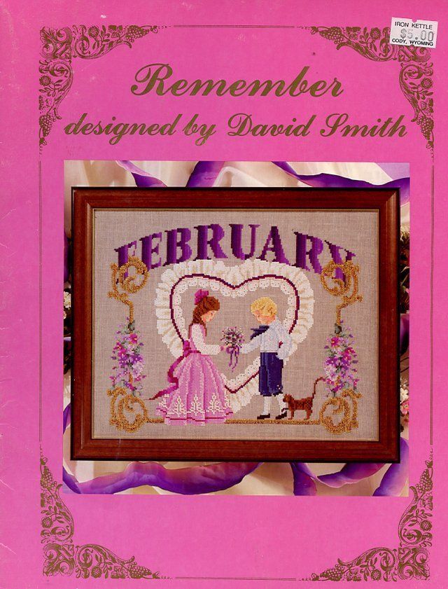 Remember February David Smith Cross Stitch Pattern