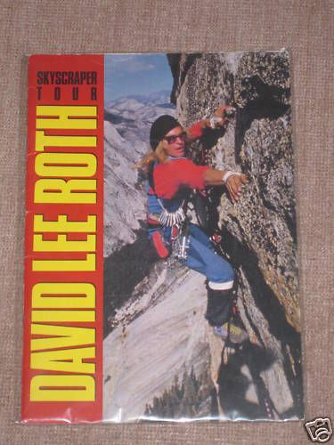 David Lee Roth 1988 Skyscraper Japan Tour Programm EX