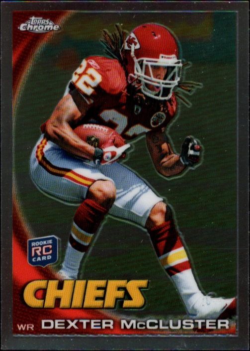 Dexter McCluster Chiefs 2010 Topps Chrome Refactor RC Rookie C13