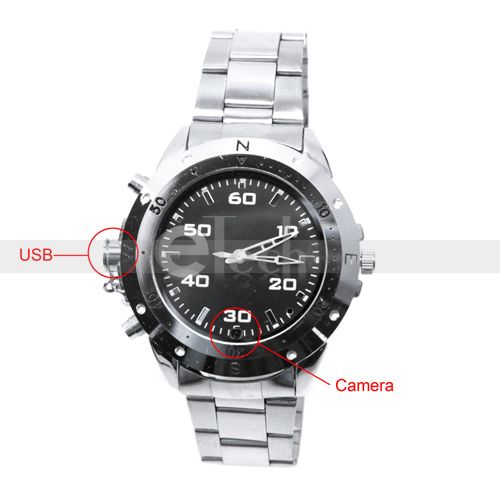  High Vdeo DVR Definition Watch Pinhole Camera Home Surveillance Memory