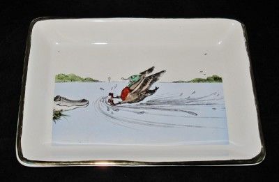 Dresser Tray Dish Bowl from Delano Studios Duck Gator