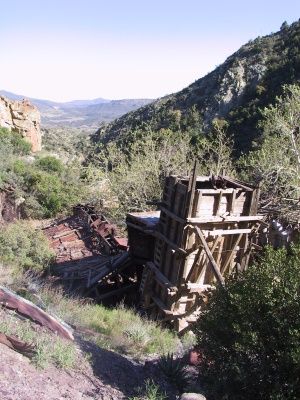 1870 VINTAGE SUNFLOWER MINE ARIZONA CINNABAR CAB