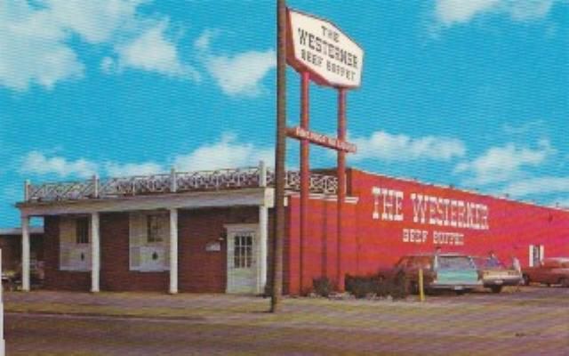 Dearborn Michigan The Westerner Beef Buffet Postcard