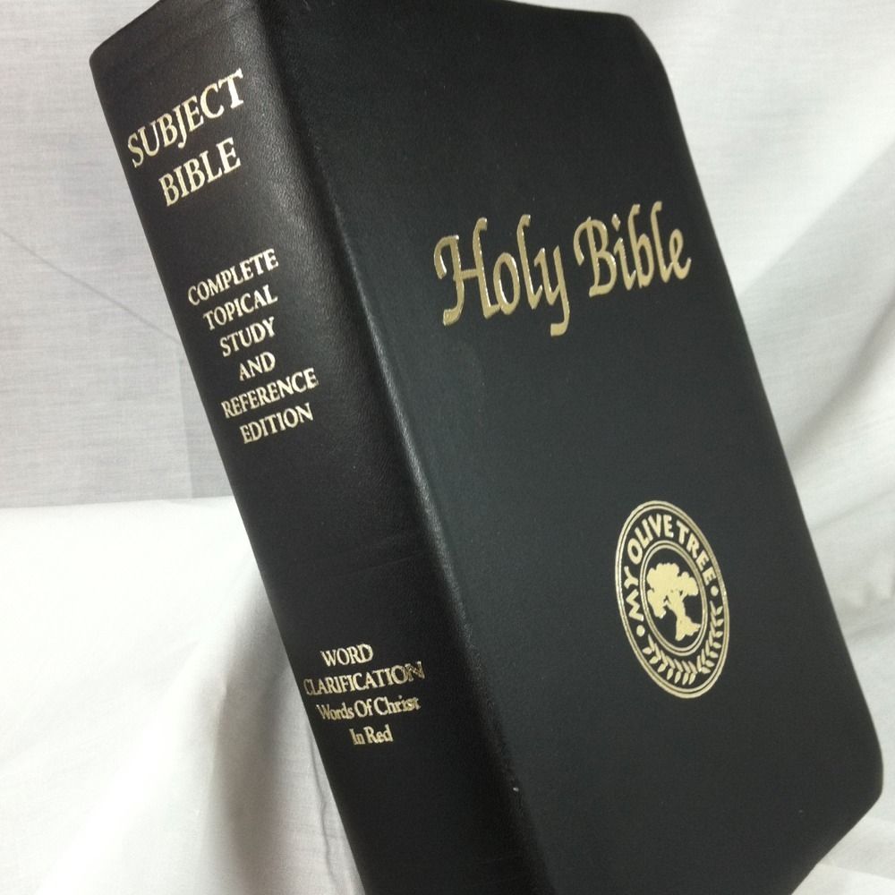 The Subject Bible as Seen on TV Brand New Over Runs