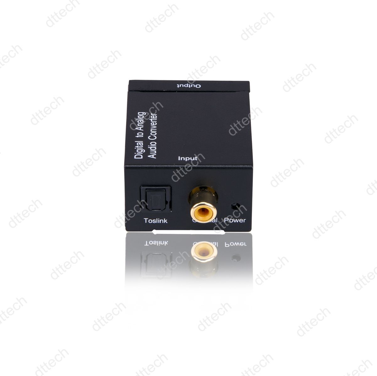 Digital Optic Coaxial RCA Toslink Signal to Analog Audio Converter