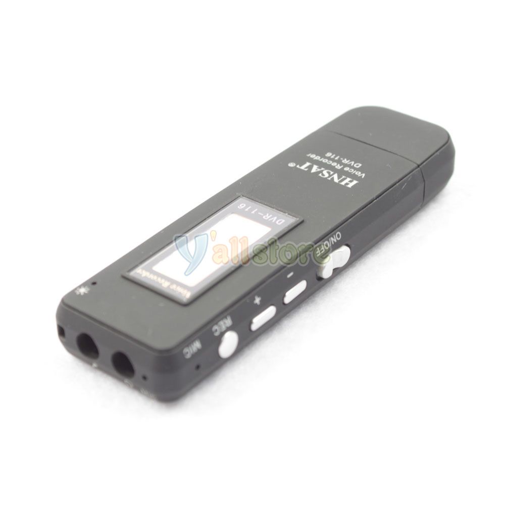 New Digital Voice Recorder with  Player Function Black