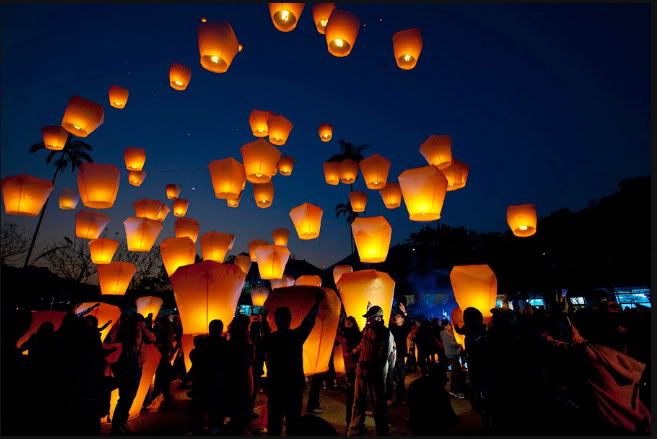 10 Lanterne Volanti Lanterna Mongolfiere Sky Lantern