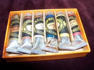 Vintage Devoe & Raynolds Artist Oil Colors in Tubes with box Complete