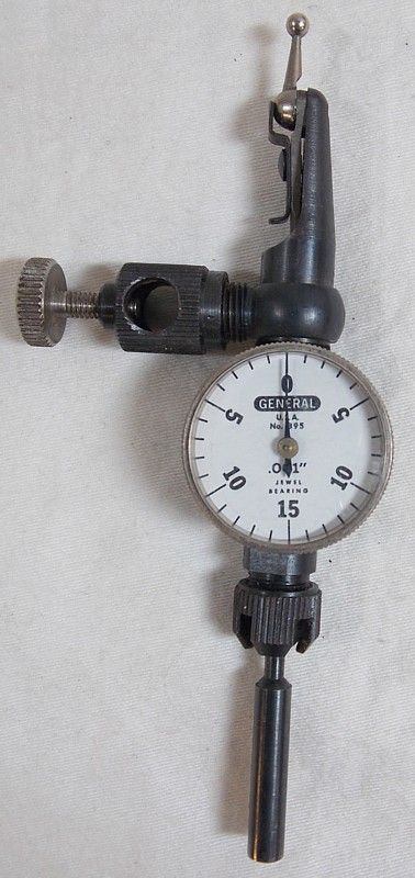 GENERAL HOWE MFG.CO. #395 AB DIAL TEST INDICATOR .OO1 ACCURACY