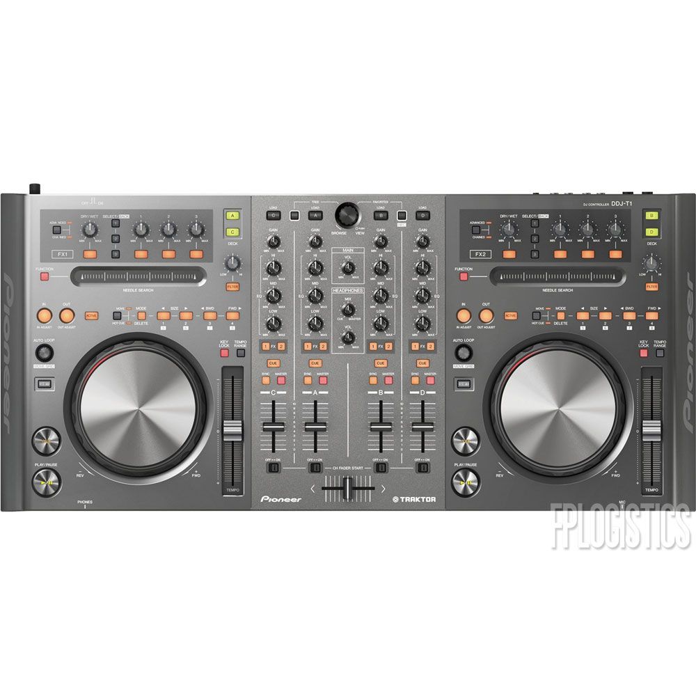 Pioneer DDJ T1 USB 2 0 DJ Controller Traktor Software Scratch Mix 