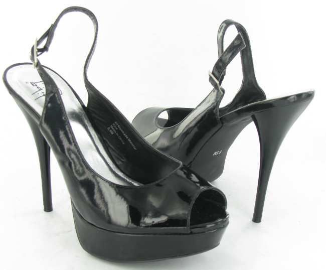 Diba Girl Kate Slingback Heel Black Women 8 5 MSRP $70