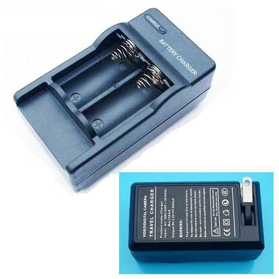 Digital Travel Charger for Camera Torch CR123 Battery
