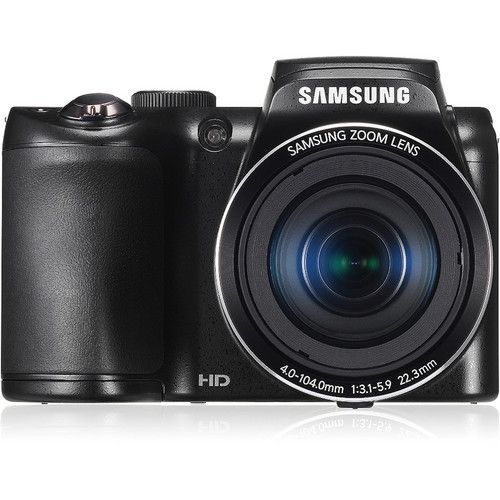 Samsung Samsung WB100 16 2 MP Digital Camera EC WB100ZBABUS Black