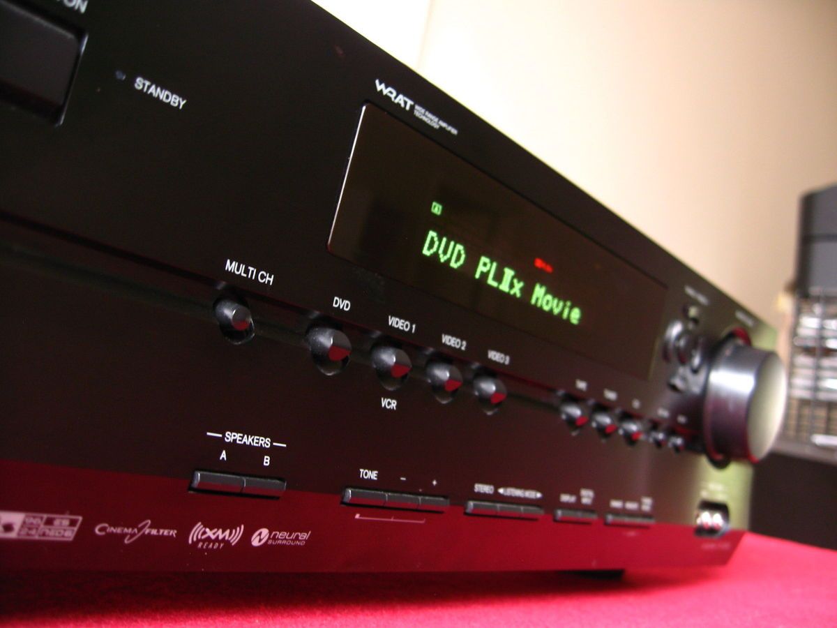 ONKYO TX SR504 7 CHANNEL 7.1 DIGITAL PROCESSING 1260W AV RECEIVER  DTS