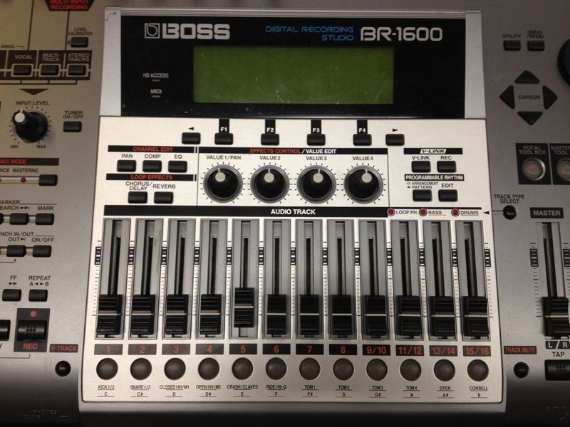 boss br 1600 cd digital recording studio