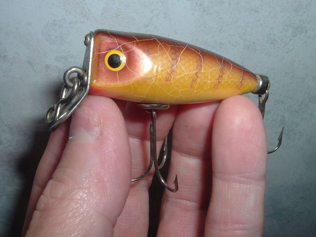 old fishing lures Woods Dipsey Doodle RARE Early Crankbait Eldorado