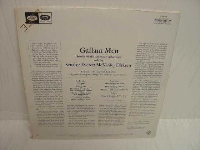 Gallant Men Senator Everett McKinley Dirksen LP T 2643