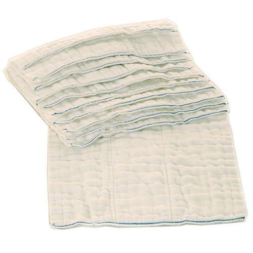 Osocozy Bleached Prefold Cloth Diapers 6 Pack Size 1