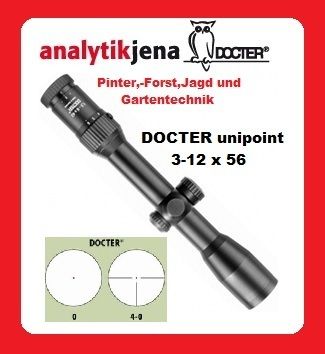 Docter Unipoint 3 12x56 L Illuminated Rifle Scope Combi Professional