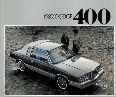 1982 Dodge 400 Convertible Sales Brochure Book Catalog