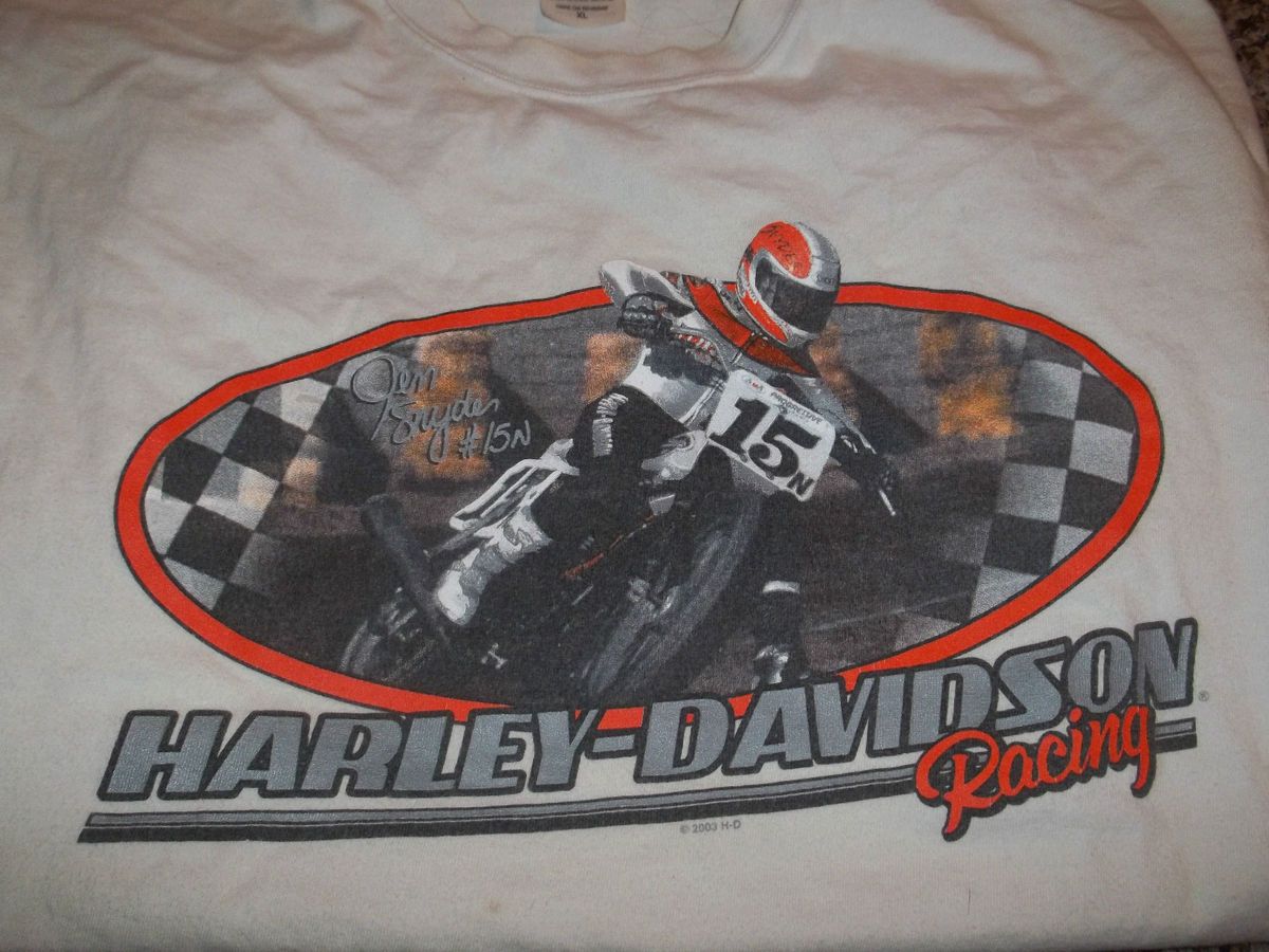  Mens Harley Davidson T Shirt XL White