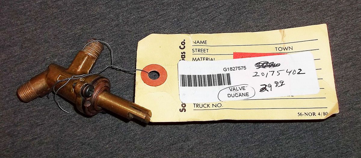 Ducane 20175402 Harpco 1892G0075 Gas Valve