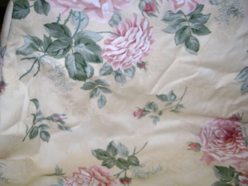 Waverly Ambridge Rose Fabric Discontinued 3 Yards Shabby Rose Floral