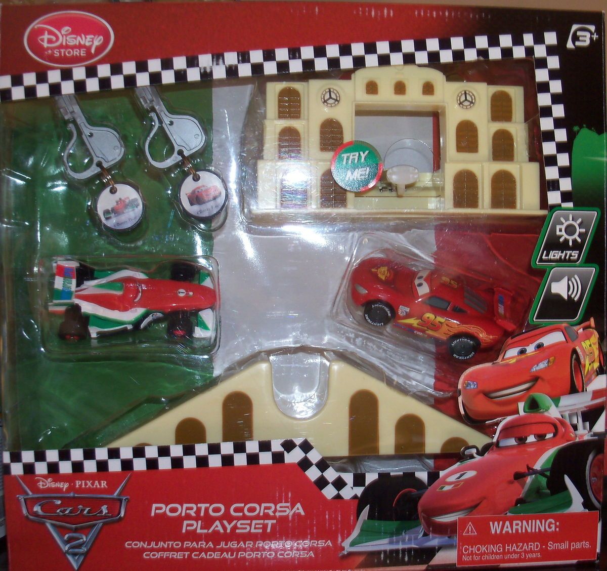 Disney Cars 2 Porto Corsa Playset