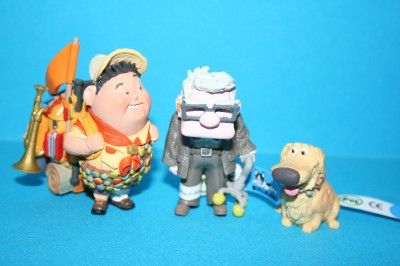 Disney Bully Pixar Up New PVC Figures Full Set of 3 Doug Russel Carl