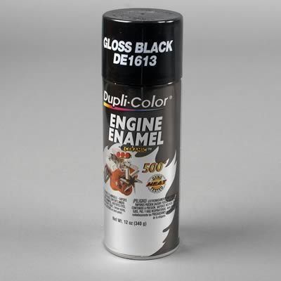 Dupli Color Paint Engine Enamel with Ceramic Resin Gloss Black 12 oz