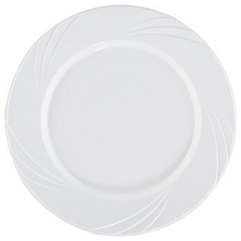 Plastic Plates White Newbury 10 75 15 Pack 12490