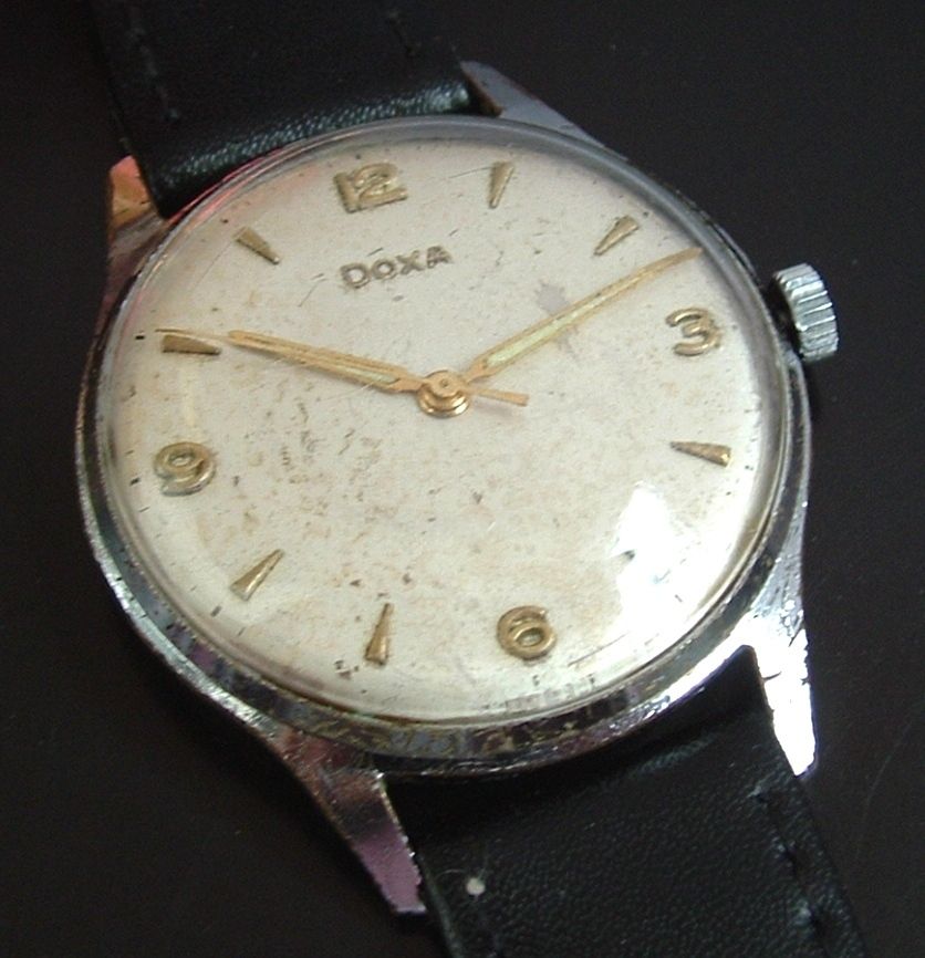 Vintage Swiss Made Doxa Mens Wristwatch RARE Caliber