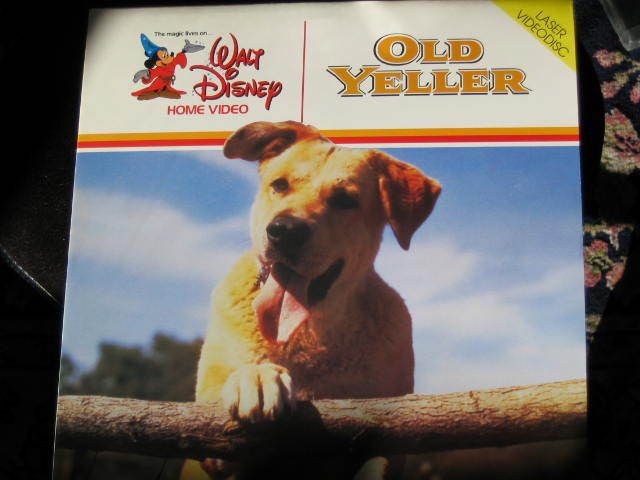 OLD YELLER laserdisc WALT DISNEY FESS PARKER DOROTHY MCGUIRE