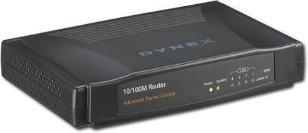 Dynex 4 Port Ethernet Broadband Router 10 100 PC Mac