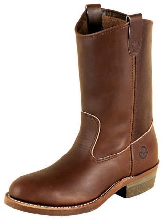 Double H Mens 10 Velva Oiltan Ranch Western Boot (Dark Velva)