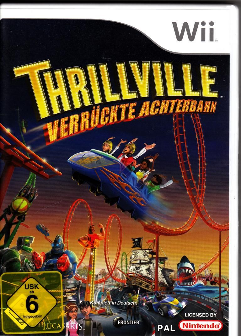 ThrillVille Verruckte AchterBahn Komplett in Deutsch OVP WII