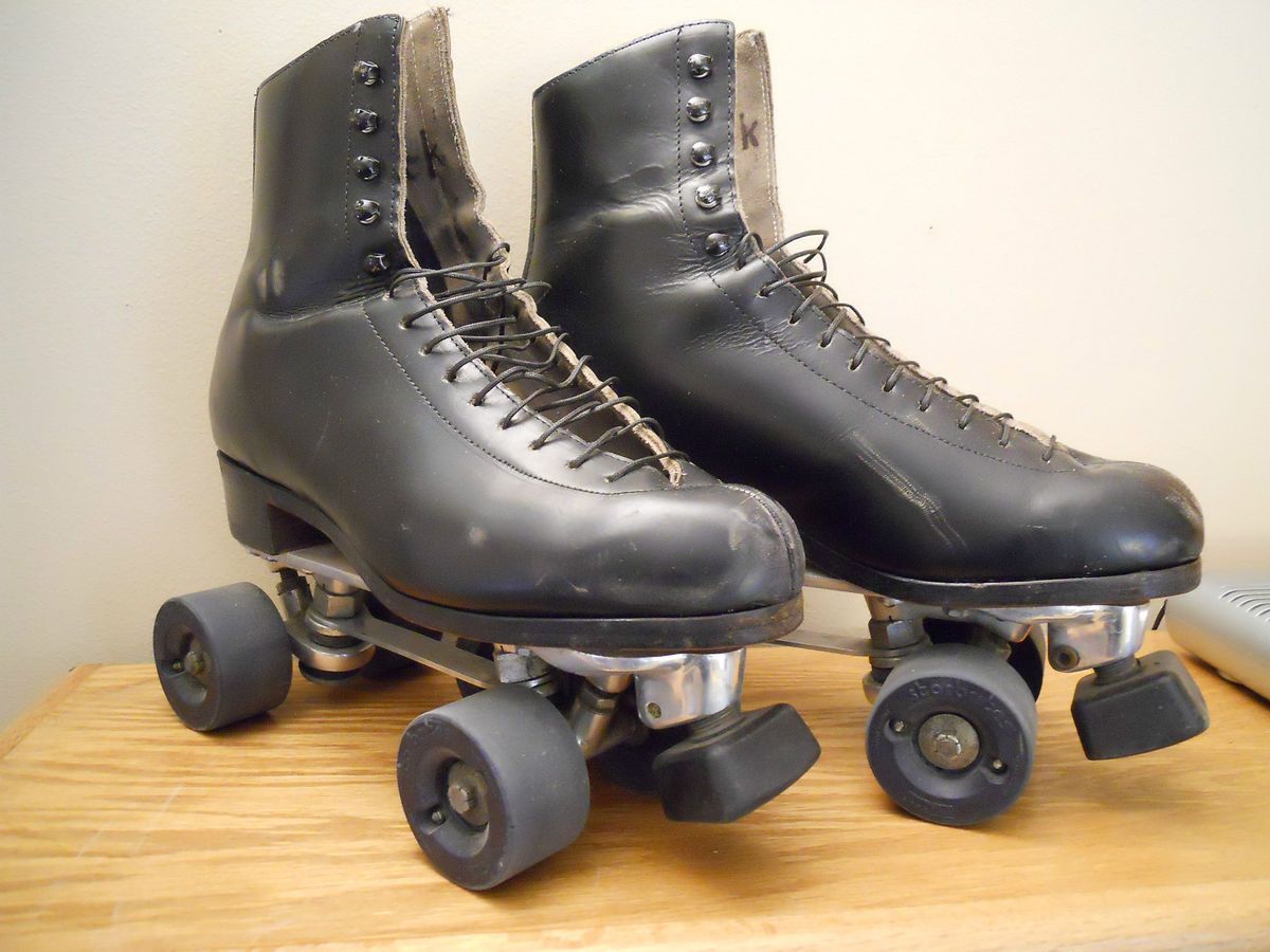 Douglass Snyder Skates, Riedell Silver Star Boots Size 9 1/2